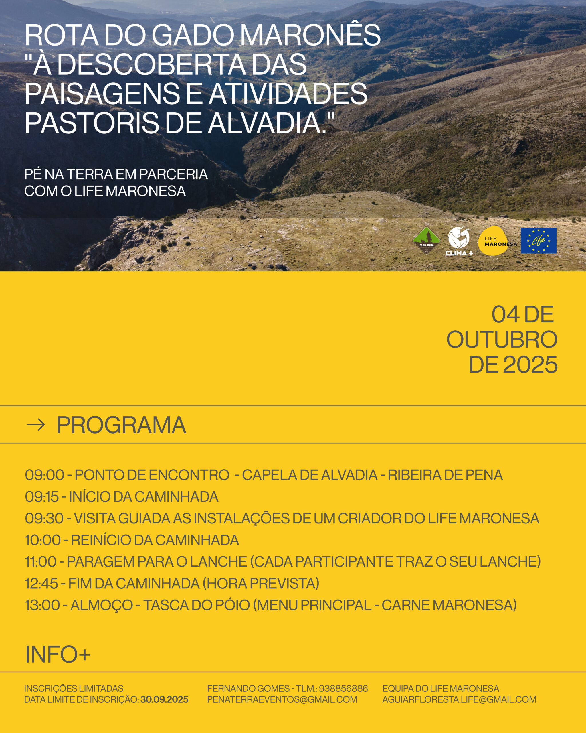 Pé na terra eventos, caminhadas, travessias, caminhos de santiago, caminhadas de longa duração